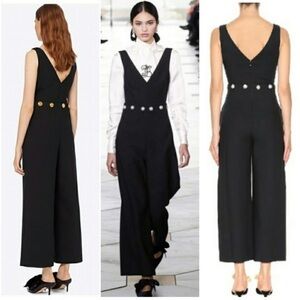 Tory Burch Fremont Stone Embellished-Waist Jumpsuit